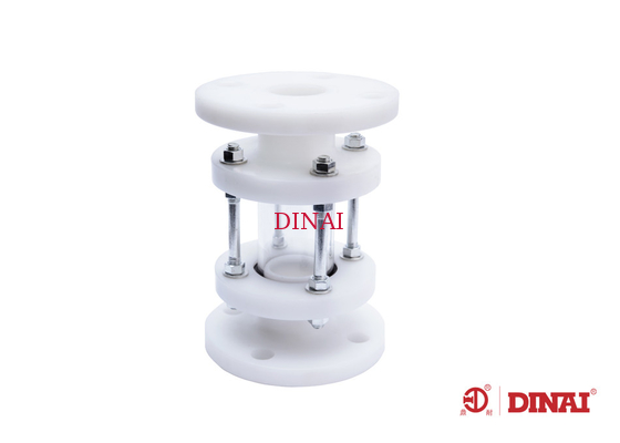 Plastic het Gezichtsglas van DN15-DN300 RPP voor alkalialcoholische drank met de Verbinding van EPDM/FPM-